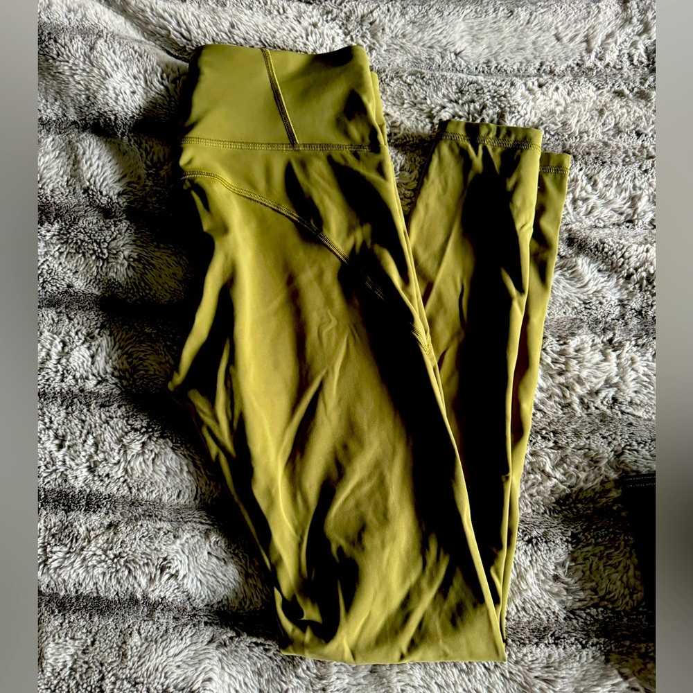 Like new olive green leggings